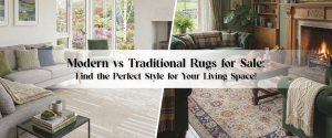 Modern vs Traditional Rugs for Sale: Find the Perfect Style for Your Living Space!