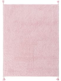 Coptina Pink Plain Living Room Rug