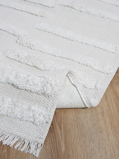 Modern White Abode Stripe Rug