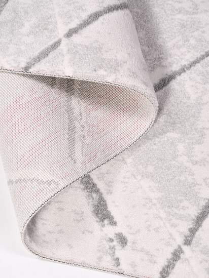 Luminous Cream & Grey Stripe Living Room Rug