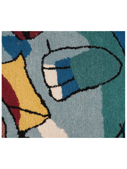 Multicolour Kids Hand-Tufted Modern Rug