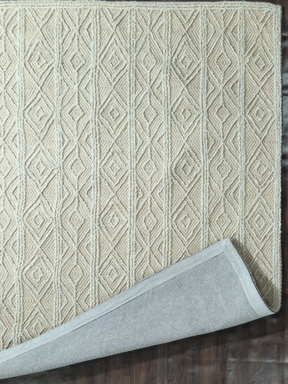 Tufted32 Cream Trellis Indoor Rug