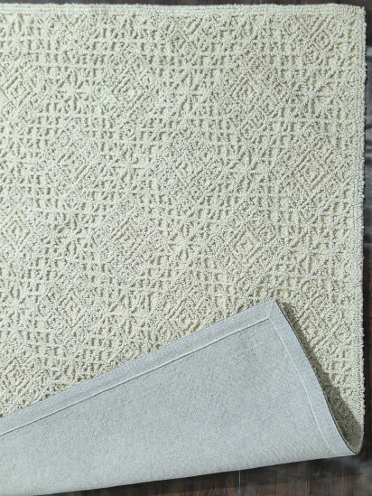 Tufted32 Cream Modern Aztec Indoor Rug