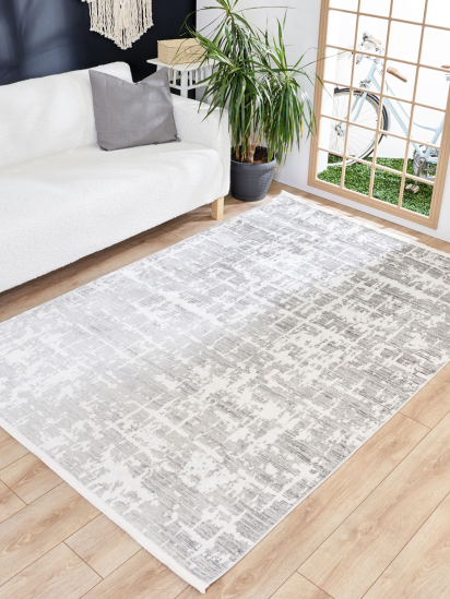 Prairie Creamy & Grey Abstract Living Room Rug