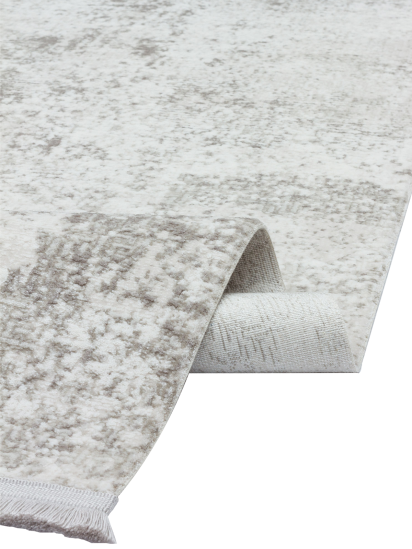 Robusta Cream & Grey Abstract Living Room Rug