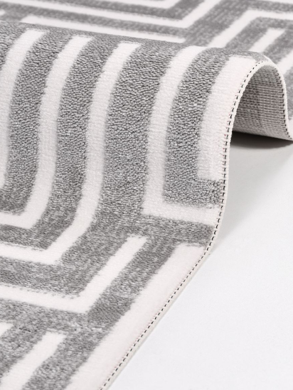 Luminous Stripe White & Grey Modern Area Rug