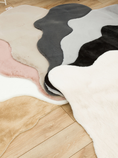 Milena Modern Grey Hide & Skin Rug