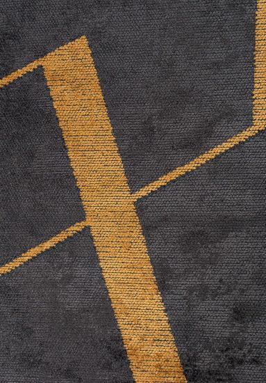 Luxora Grey Geometric Living Room Rug