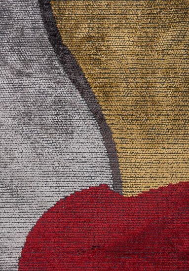 Luminary Grey Brown Abstract Modern Rug