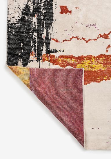 Abstract Multicolour Vibrant Living Room Rug