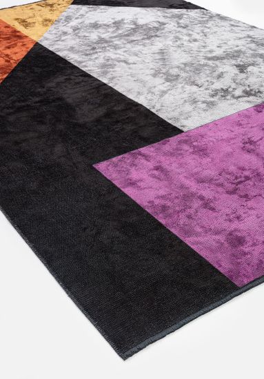 Luminous Multicolour Geometric Outdoor Rug