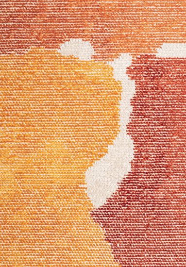 Abstract Orange & Yellow Enchantment Area Rug