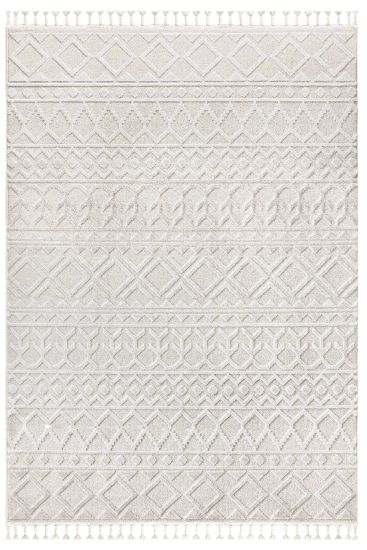 Monaca Cream Modern Bohemian Area Rug