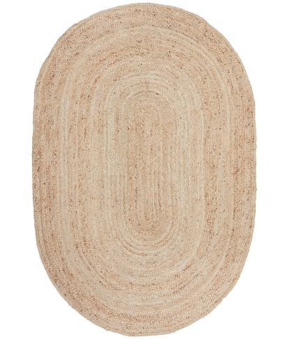 Brown Outdoor Area Rug Jute & Sisal Naturael