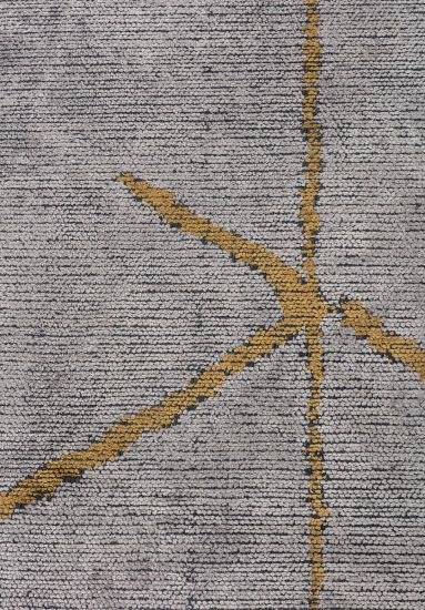 Verdura Grey & Yellow Geometric Area Rug