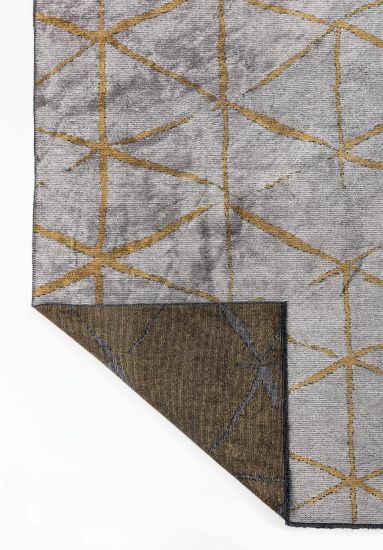 Verdura Grey & Yellow Geometric Area Rug