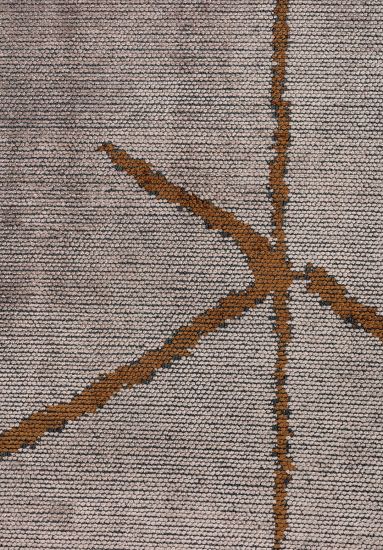 Geometric Brown Verdura Dining Room Rug