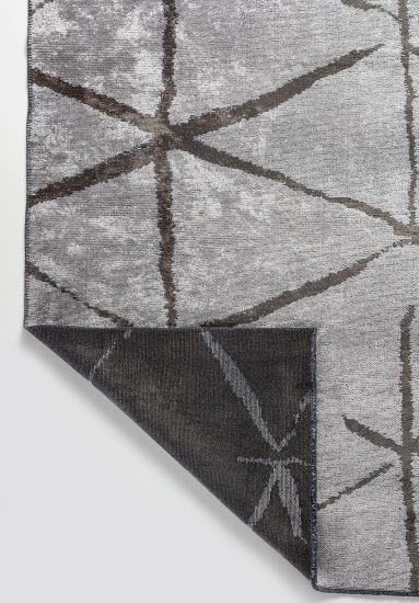 Grey Verdura Geometric Area Rug