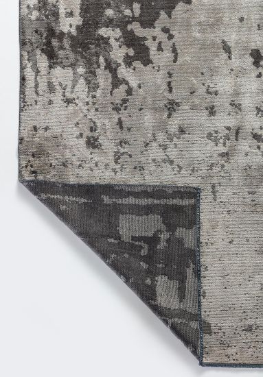 Grey & Black Celesta Abstract Area Rug