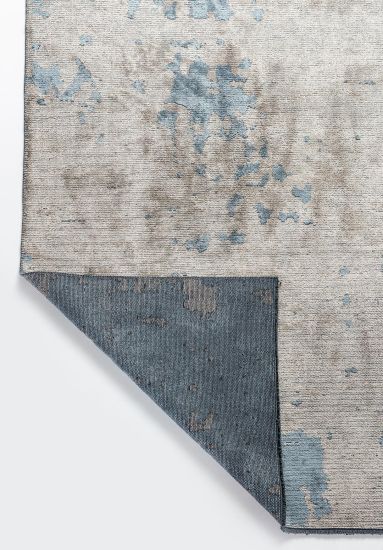 Abstract Grey & Brown Celesta Dining Room Rug