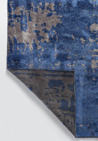 Blue & Grey Celesta Abstract Area Rug