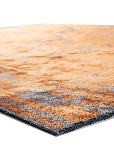 Abstract Celesta Brown & Orange Area Rug
