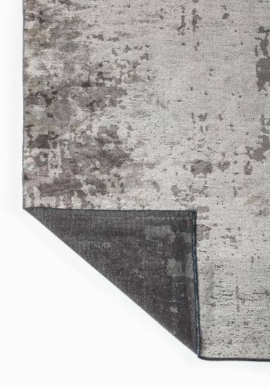 Grey Celesta Abstract Dining Room Rug