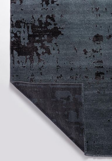 Grey & Black Abstract Celesta Area Rug