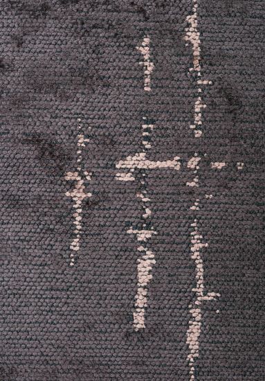 Black & Pink Opulenza Abstract Living Room Rug