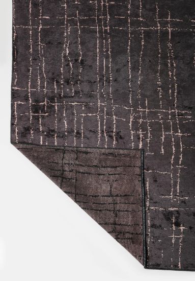 Black & Pink Opulenza Abstract Living Room Rug