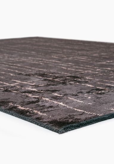 Black & Pink Opulenza Abstract Living Room Rug