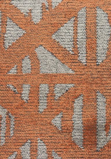 Aurora Grey & Brown Geometric Living Room Rug