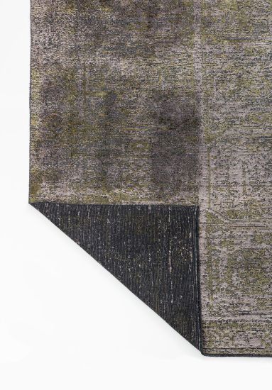 Enchantres Grey & Green Vintage Living Room Rug