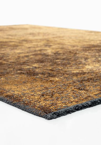 Enchantres Grey & Yellow Vintage Living Room Rug