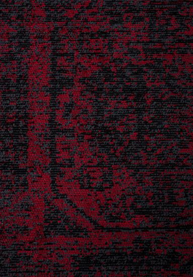 Vintage Black & Red Enchantres Area Rug