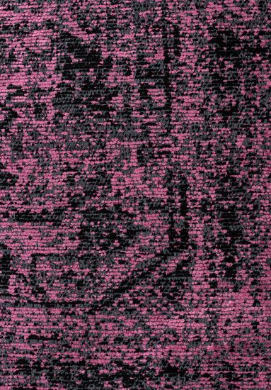 Enchantres Pink & Black Vintage Living Room Rug