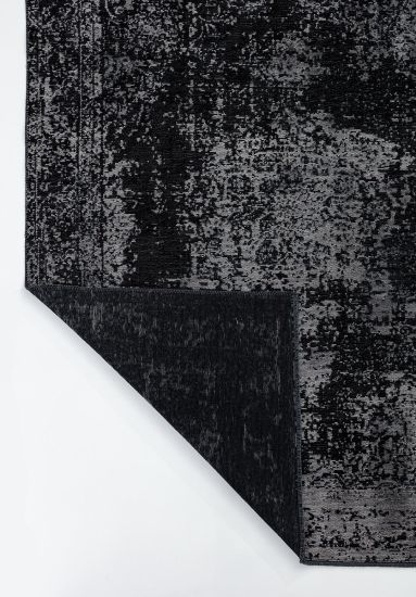 Eclogue Grey & Black Vintage Outdoor Rug