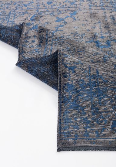 Vintage Eclog Grey & Blue Outdoor Rug