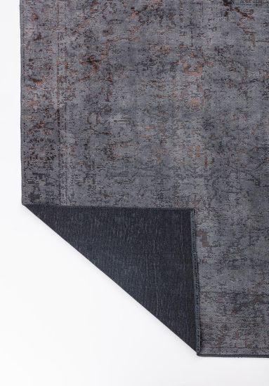 Vintage Eclog Modern Grey & Brown Outdoor Rug
