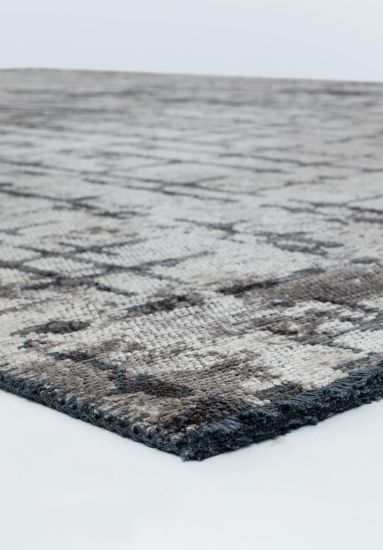 Grey Summit Stripes Living Room Rug