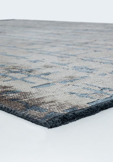 Summit Blue & Grey Stripes Area Rug