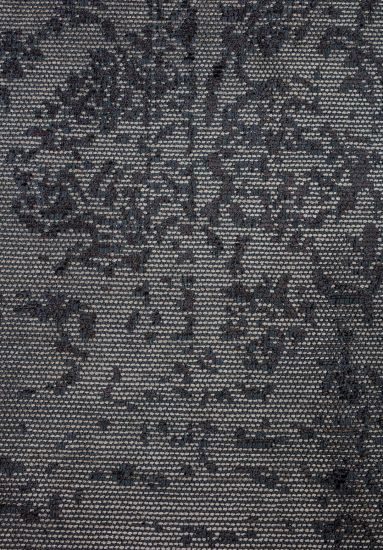 Cennog Grey Black Vintage Area Rug