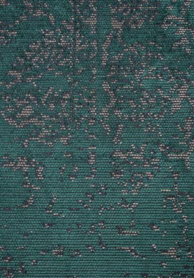 VIntage Green Cennog Living Room Rug