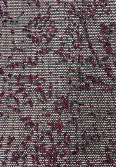 Cennog Grey & Red Vintage Area Rug