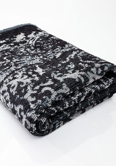 Kelpie Black Vintage Outdoor Rug