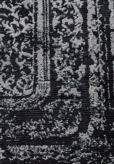 Kelpie Black Vintage Outdoor Rug
