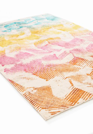 Bedazzle Multicolour Abstract Living Room Rug