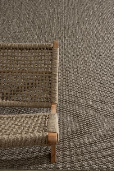 Willow Brown Plain Outdoor Area Rug