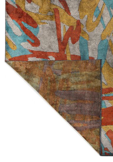 Gleeful Multicolour Abstract Outdoor Rug