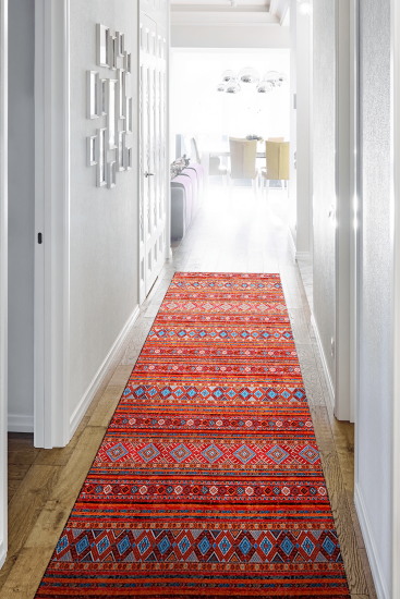 Beylerbeyi85 Multicolour Patterned Bedroom Rug